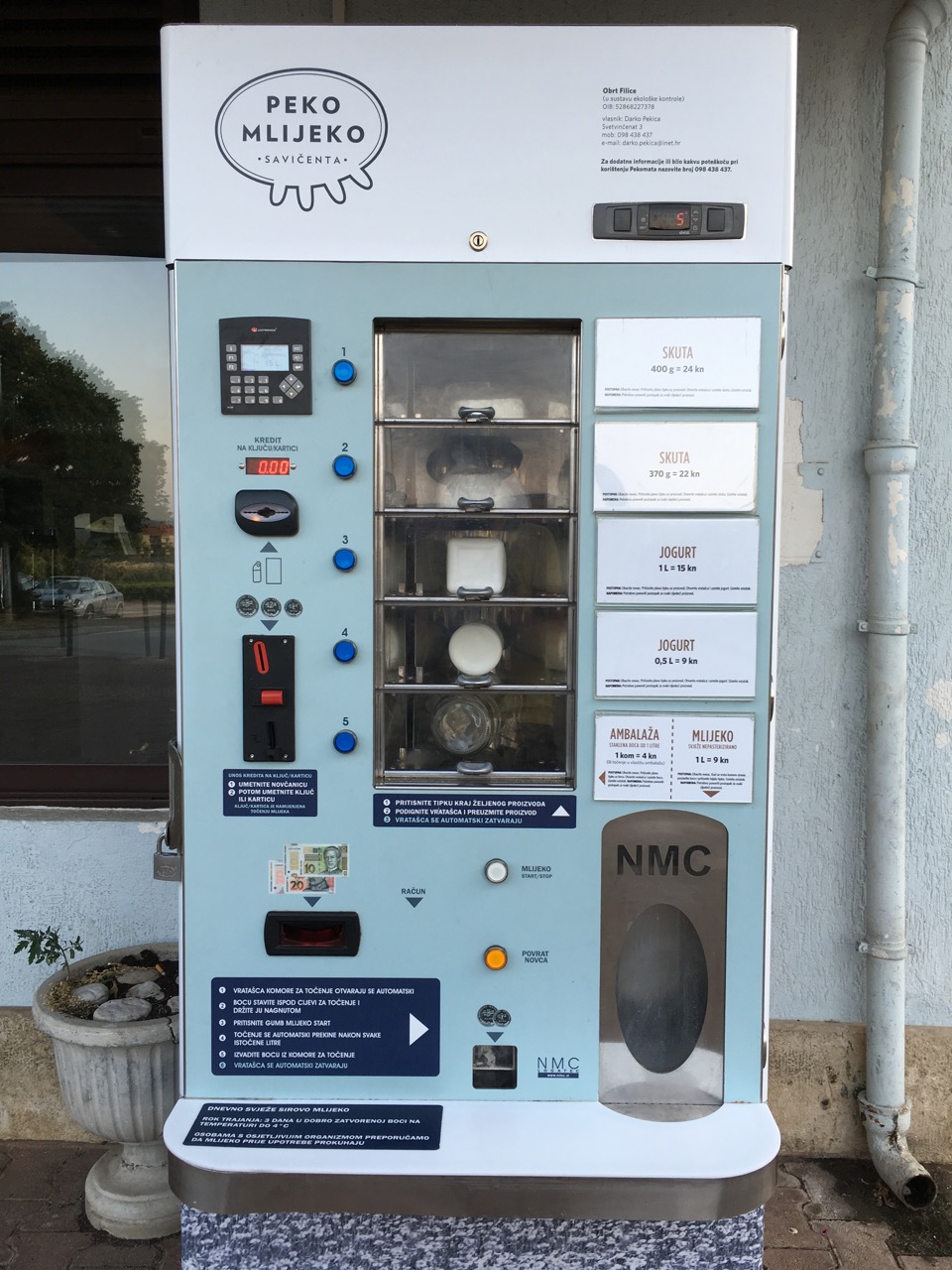Milchverkauf - Voll automatisiert