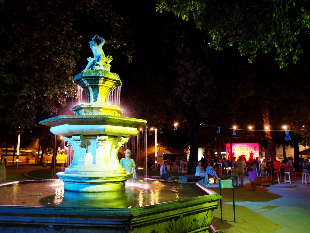 Split - Parkkonzert statt Promenadenparty