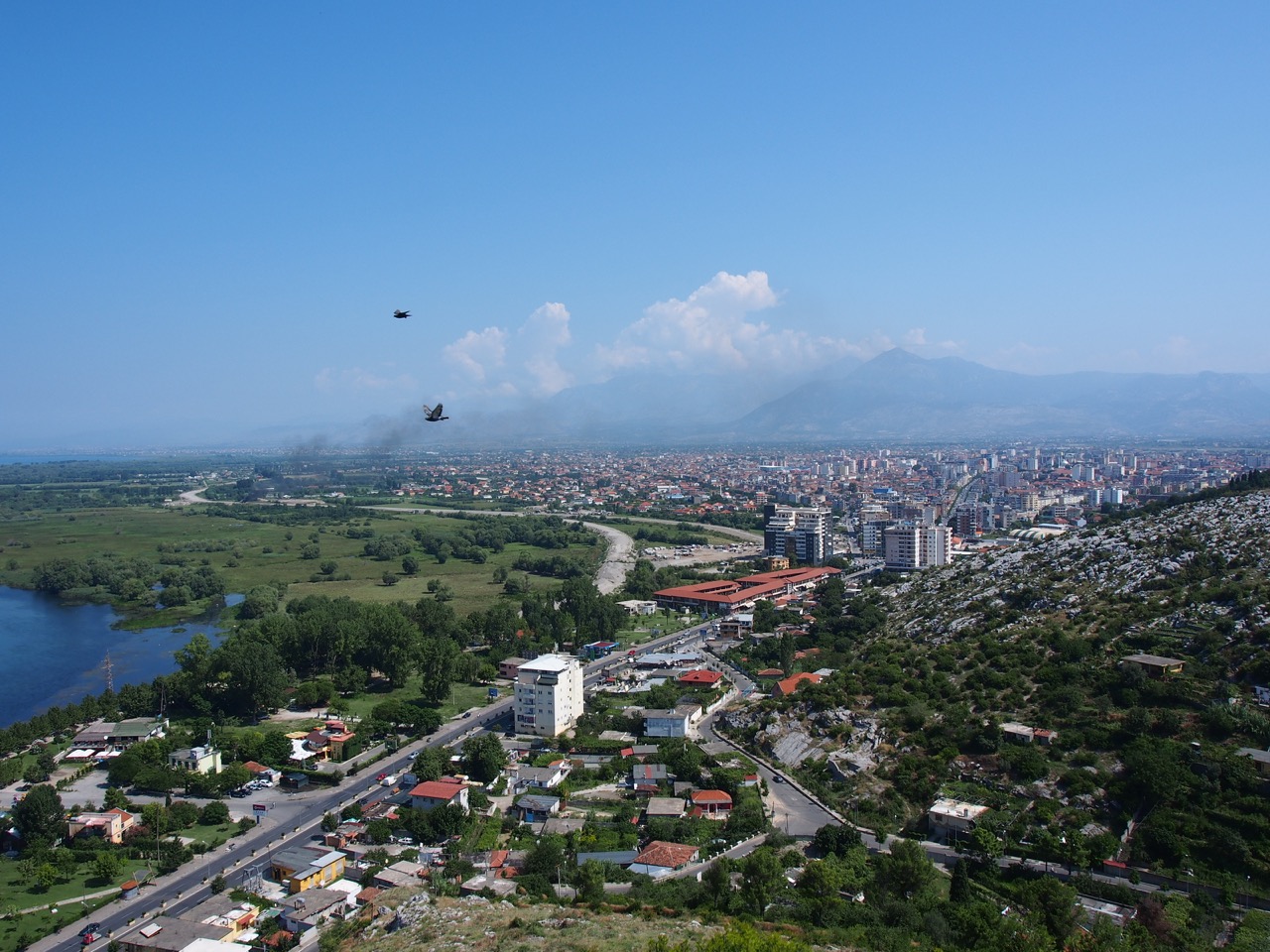 Shkodra - wer würde hier keine Stadt hinbauen?