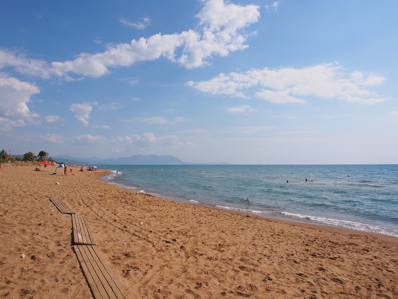 Zacharo Beach - kilometerlanger, schöner Strand