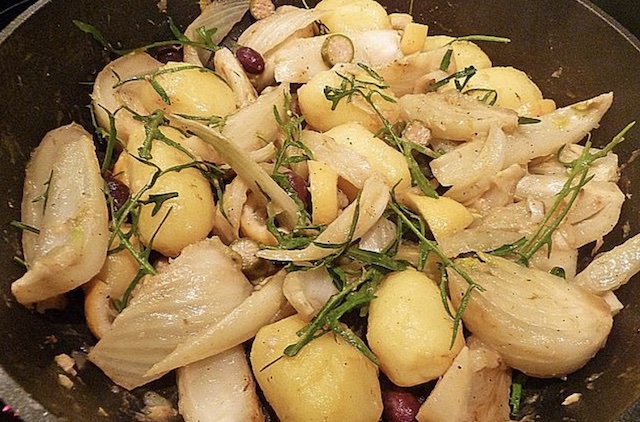 Geschmorter Zitronenfenchel