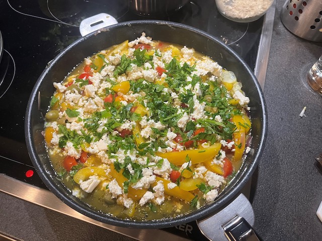 Griechischer-Salat-Omelett