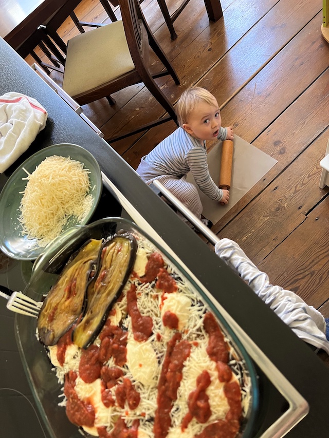 Parmigiana di Melanzane (Auberginenauflauf)